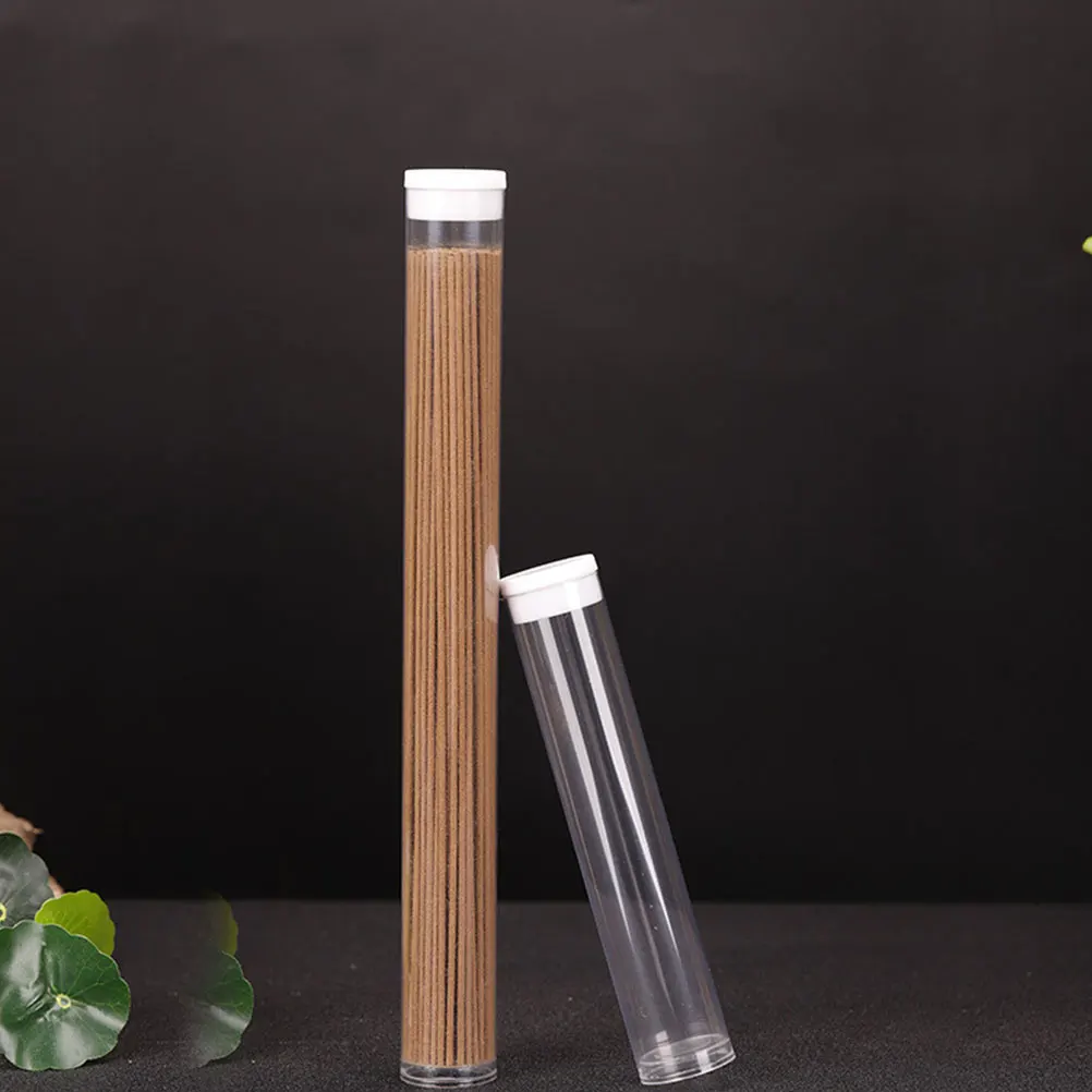 

9pcs Portable Incense Stick Storage Tubes Clear Acrylic Transparent Incense Holder Home Travel Use Lightweight Compact Dustproof
