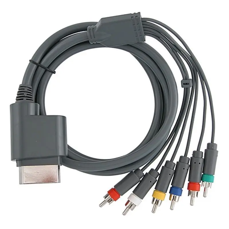 Cable compuesto de componentes HDTV de 1,8 m, Cable de Audio y vídeo AV para Microsoft Xbox 360, para consola XBOX360, 6RCA