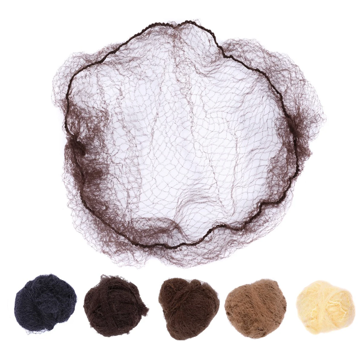 Whole Sale 200Pcs Hairnet 5MM Nylon Hair Nets Invisible Disposable 20Inch Hairtool