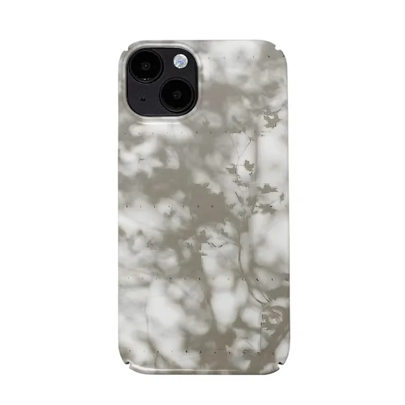 

Reflection of Grey Green Trees Phone Case for IPHONE 17 Air 16E 15PROMAX 14 Plus 13 12 MINI 11 PRO 16Plus XR Acrylic Phone Cover