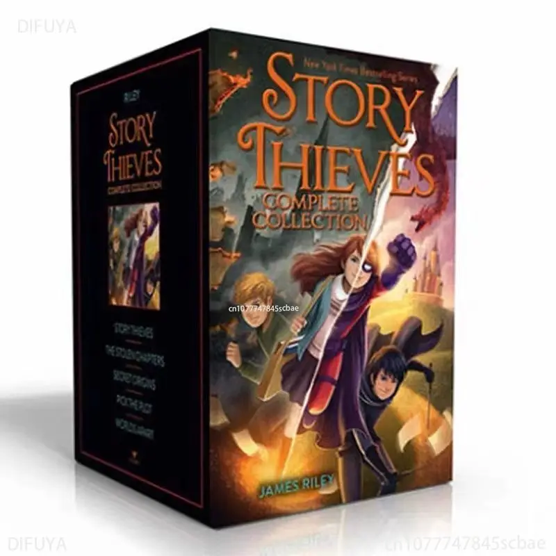 

English Story Thieves story of science fiction and fantasy extracurricular English reading series 5 volumes DIFUYA