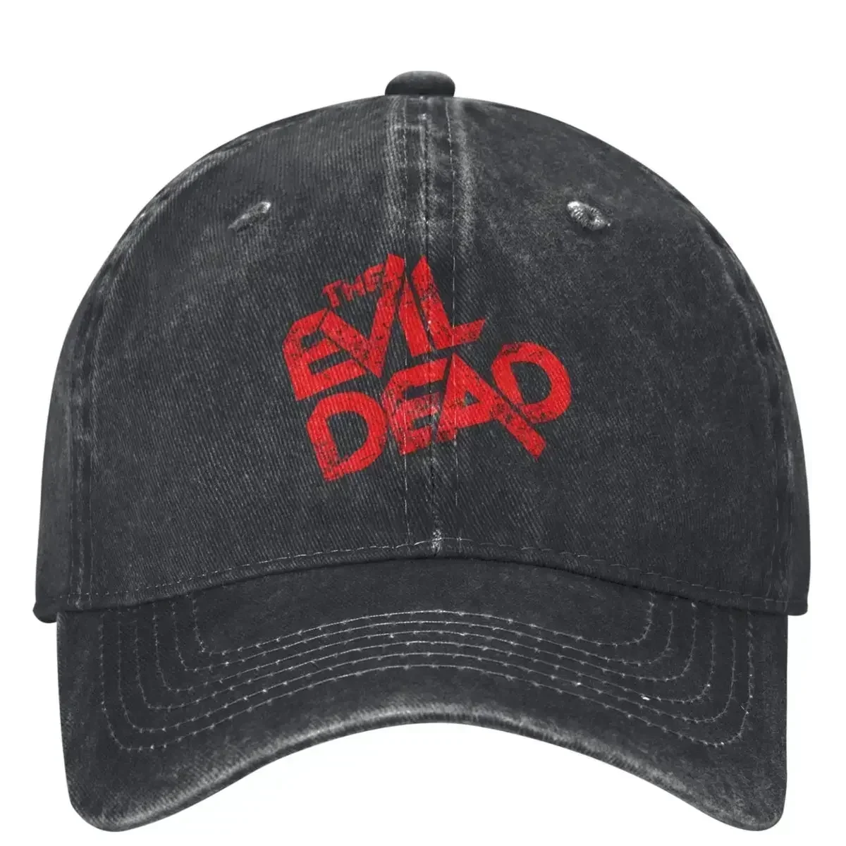 Unisex The Evil Dead Retro Horror Movie Baseball Cap Fashion Distressed Washed Headwear Adjustable