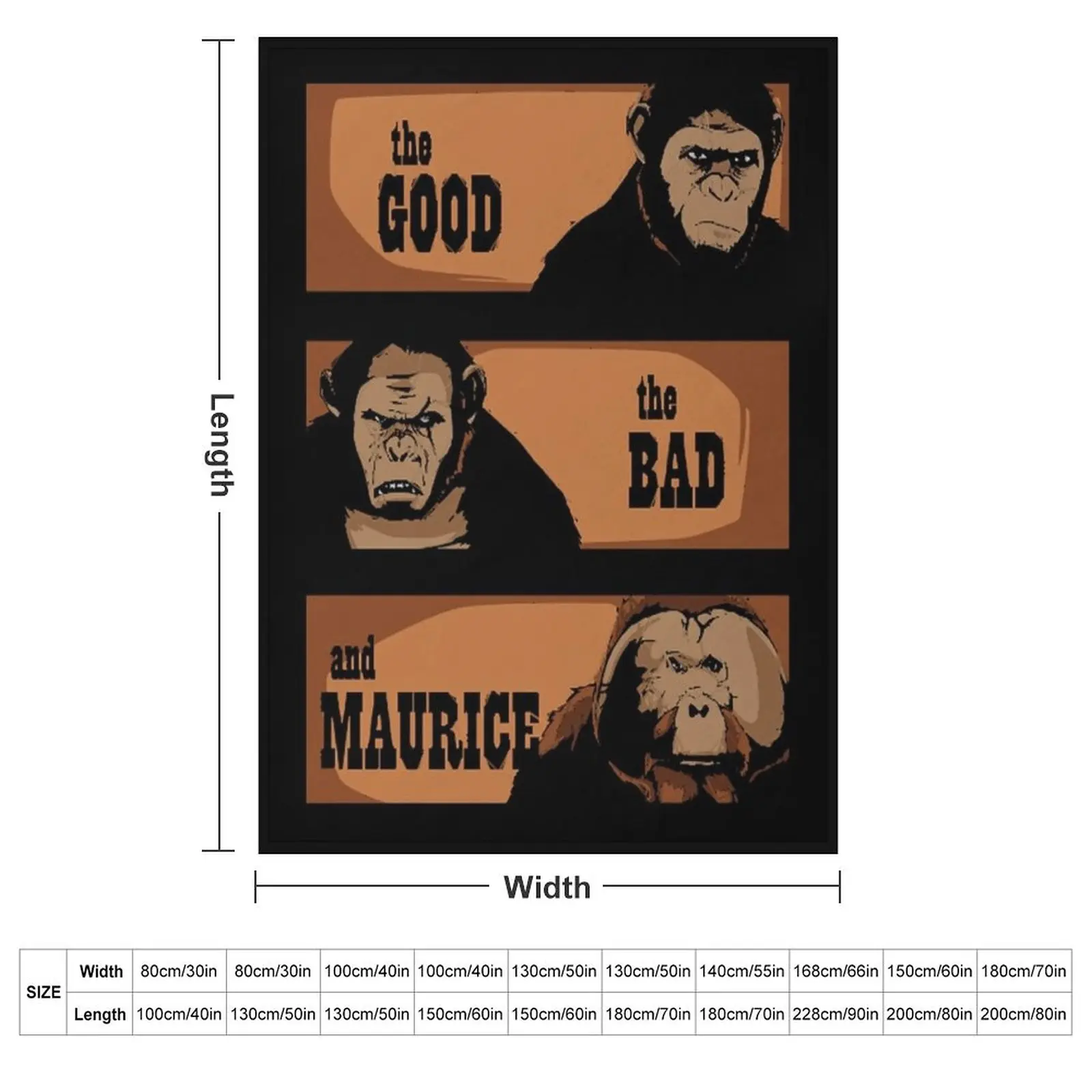 The good, the bad and Maurice Throw Blanket Luxury Designer Thermals For Travel Decorative Throw anime Blankets