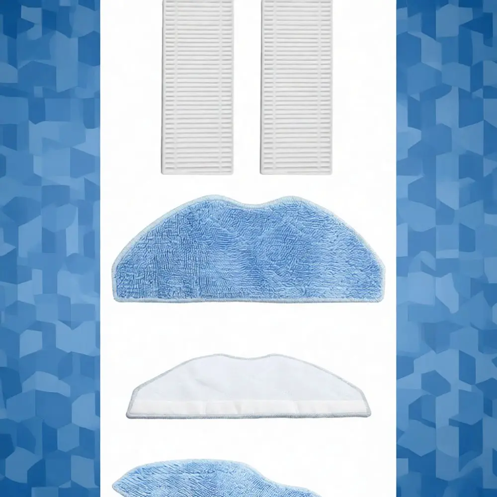 For Honor Choice R2 R2 Plus Robotic Vacuum Replacements Main Roller Side Brush Filter Mop Cloth Cleaning Tool Kit