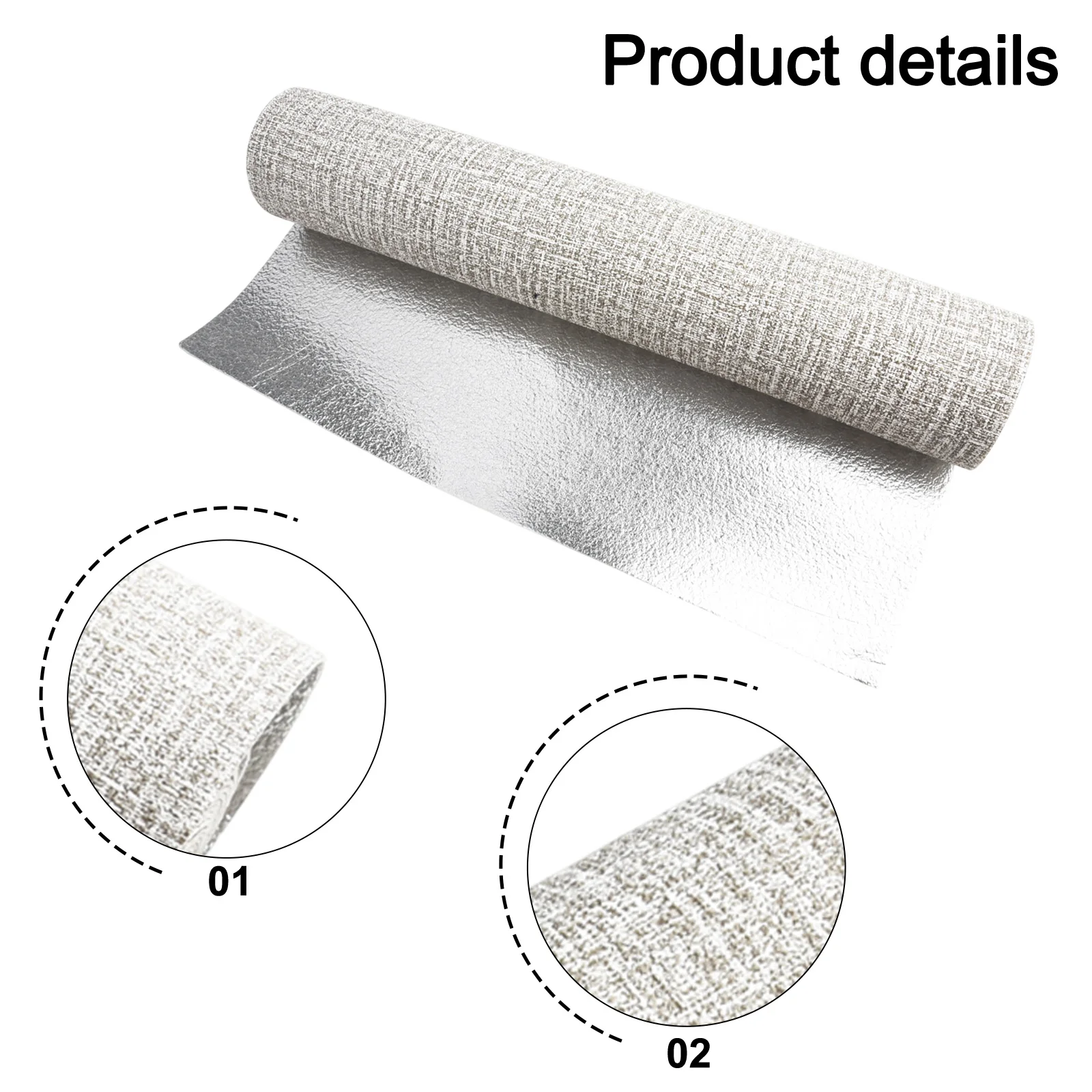 Moistureproof and noise reducing wallpaper with self waterproof for xpe layer for energy efficient thermal insulation