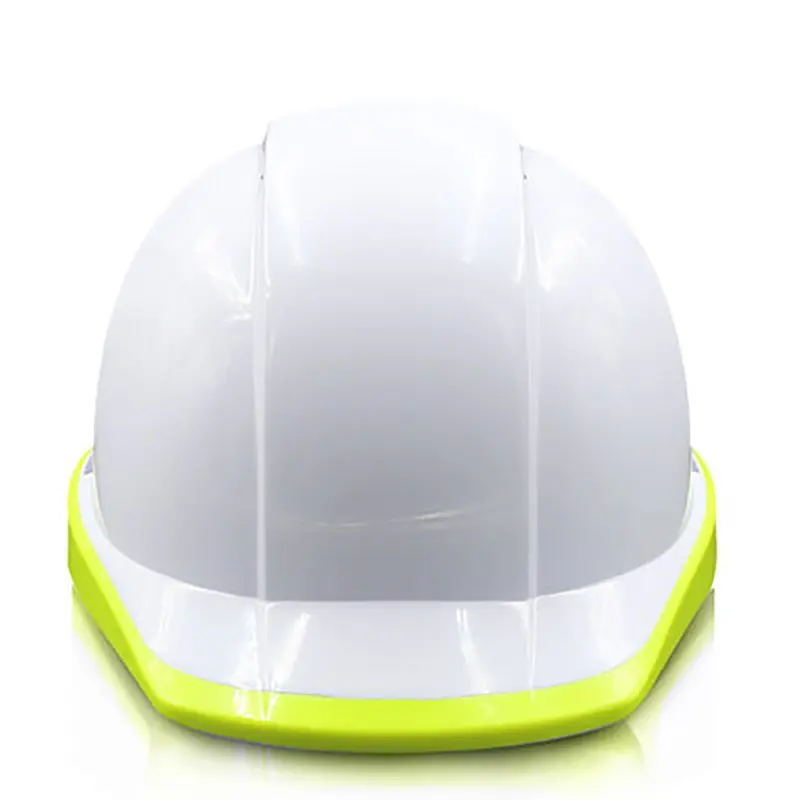 Vented Safety Hard Hat, Work Climbing Helmet, Adjustable Headband, Impact Resistance, Fluorescent Yellow/Orange for Worker