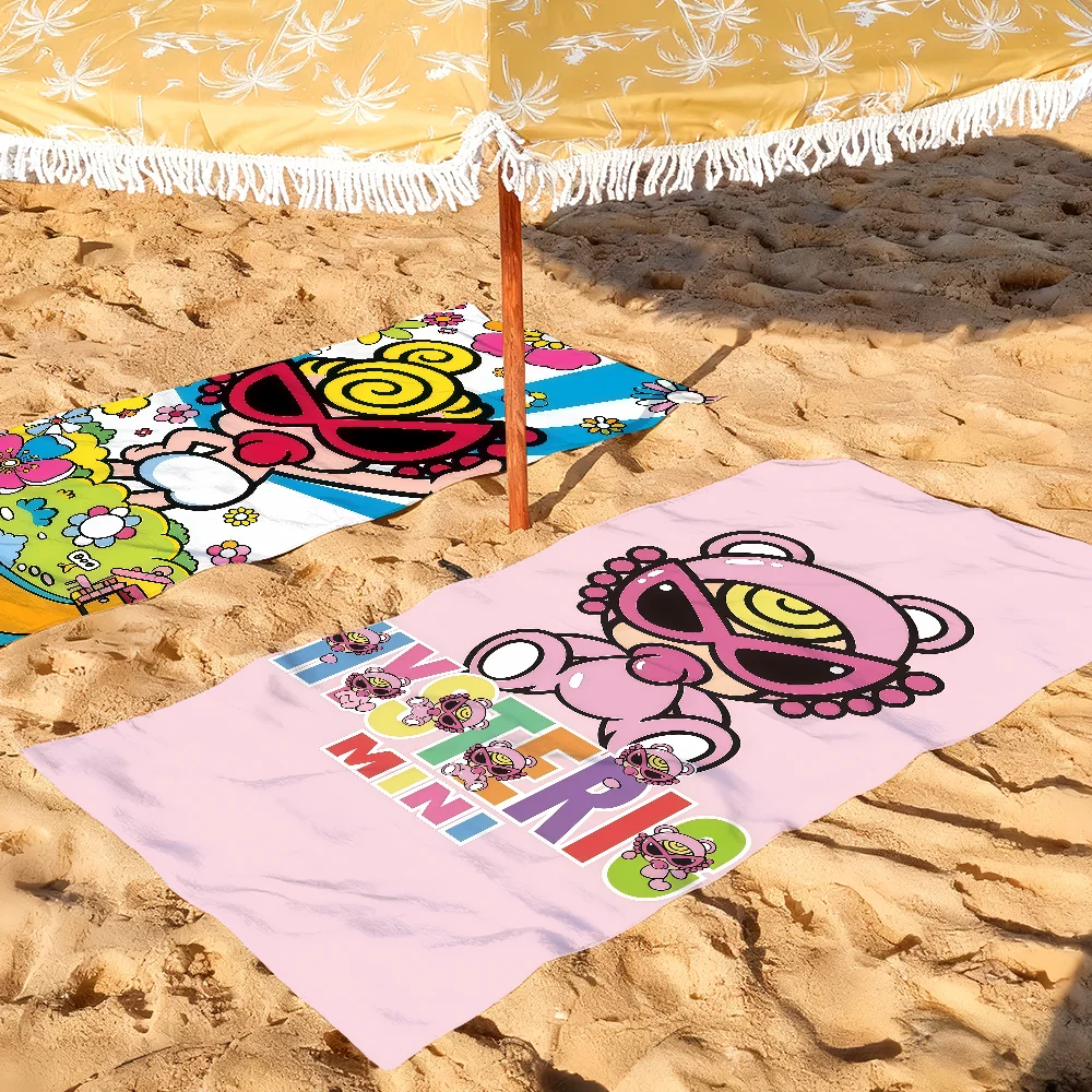 Fashion Brands H-Hysteric M-Mini Beach Towel For Beaches Yoga Studios Gyms Hot Springs Swimming Pools And Picnics