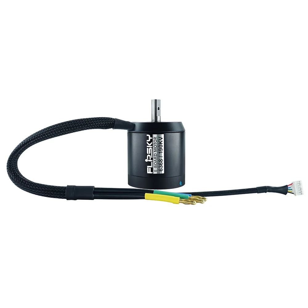 Flipsky Custom Battle Gehärteter 140KV 1720W 12V 36V 48V Sensorischer BLDC EBike Motor 6368 für DIY Elektro-Skateboard-Kit Ejet
