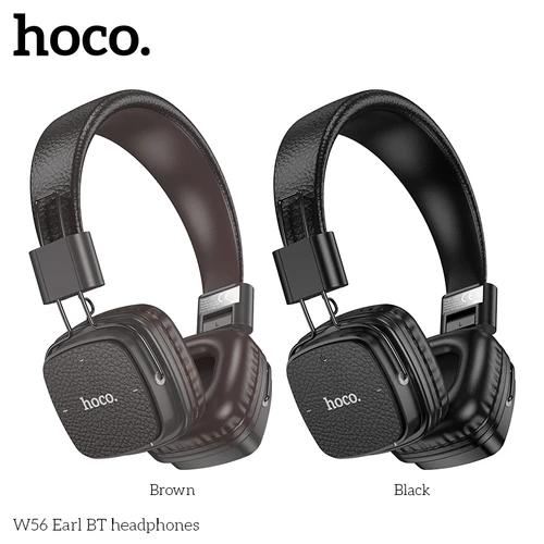 HOCO W56 Over-ear Bluetooth V5.4 auriculares juego música deportes auriculares soporte AUX auriculares plegables para teléfono móvil Android IOS