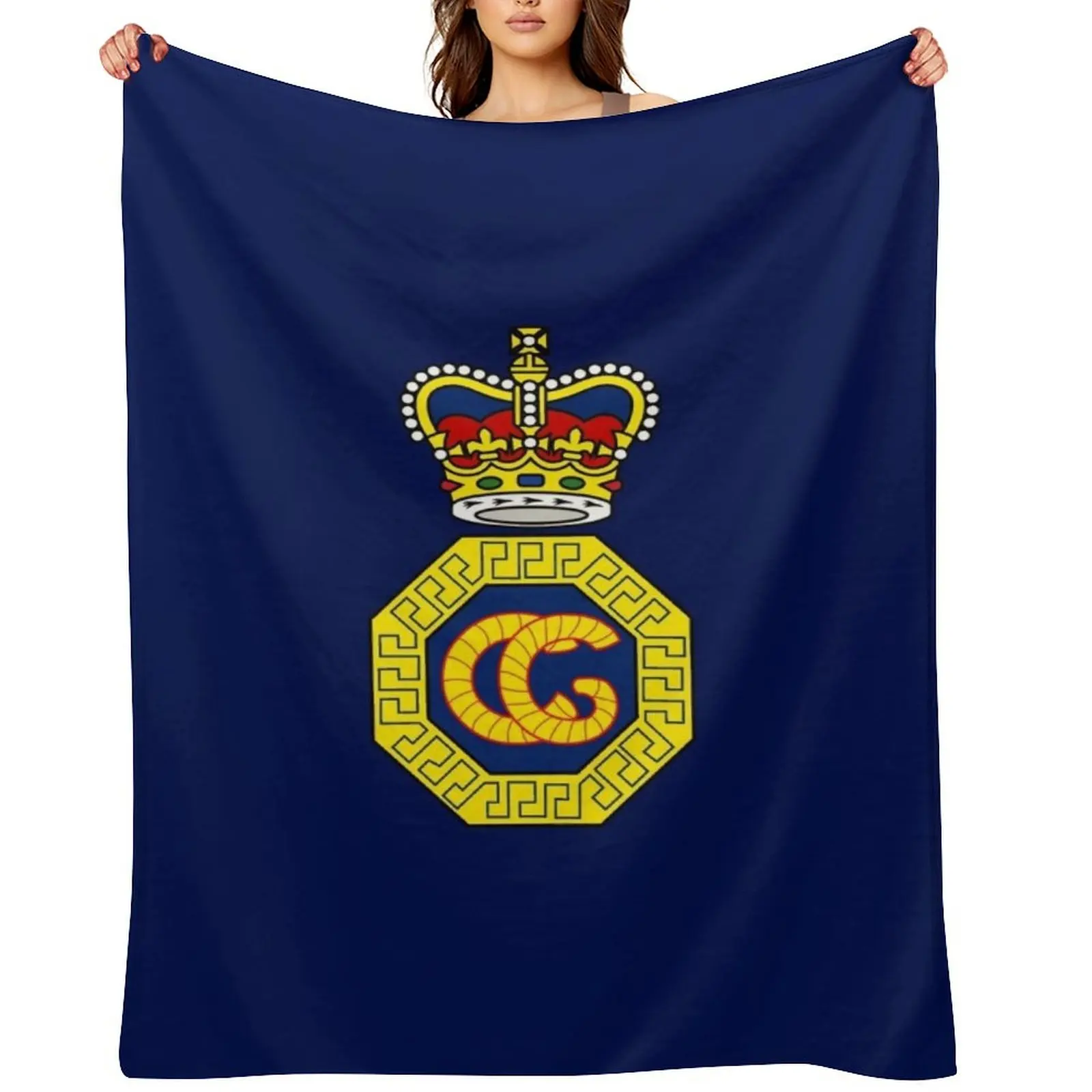 

Her Majesty's Coastguard (HMCG) Throw Blanket Loose Plaid on the sofa Winter beds Luxury Designer Blankets