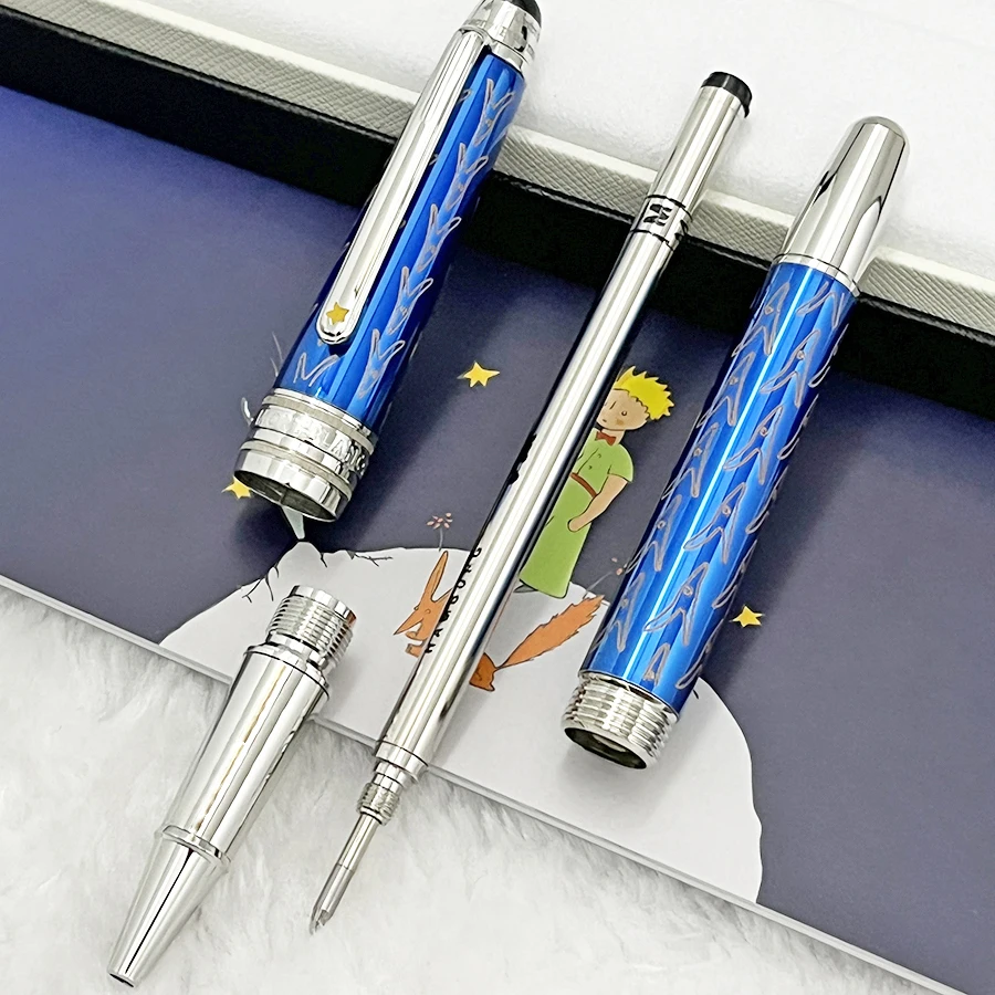 MB Le Petit Prince And Fox Luxury 145 Rollerball Ballpoint Pen Fountain Ink Pens Writing Stationery Gift With Serial Number