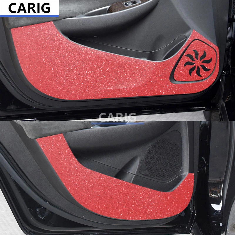 Per CHEVROLET MALIBU 15-22 Porta Anti-calcio Adesivo Modificato In Fibra di Carbonio Interni Auto Pellicola Accessori Modifica
