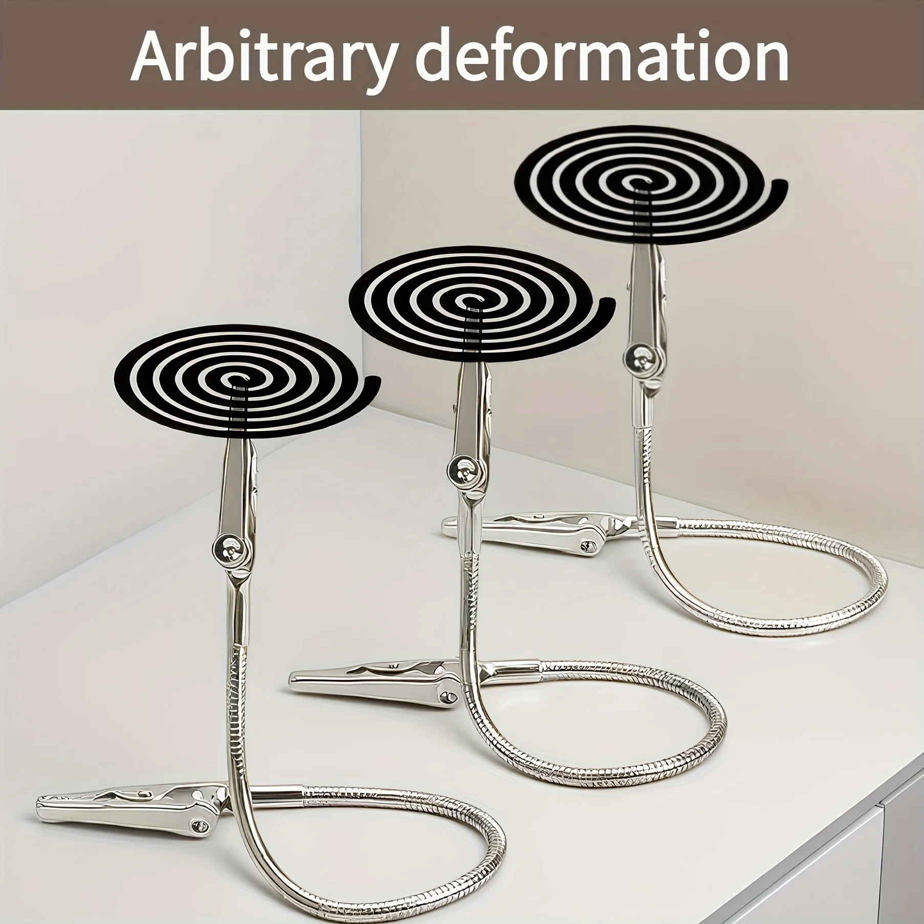 The Ash Catcher Elastic Double-head Clip Arm Support Is Suitable For The Insence Stick Holder With Detachable Glass Incense Burn