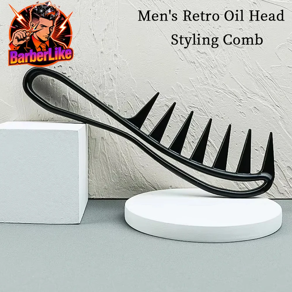 New Men's Hair Comb Professional Hairdressing Barber Wide Tooth Hair Brush Men Combs Hairstyle Man Barbershop Hair Styling Tools