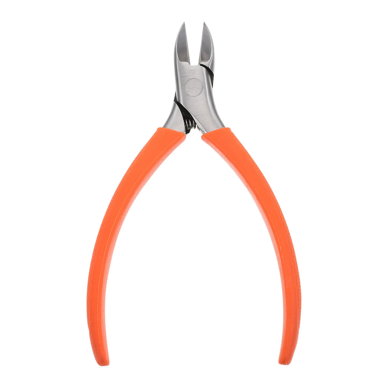 

Orange Compact Nail Groove Trimmer Stainless Steel Dead Skin Remover for Toenail Fingernail Care Cuticle Nipper Household