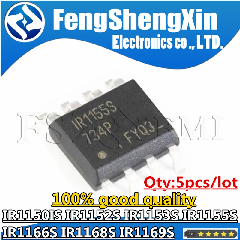 5pcs IR1150S IR1150IS IR1152S IR1153S IR1155S IR1166S IR1168S IR1169S SOP-8 Chips