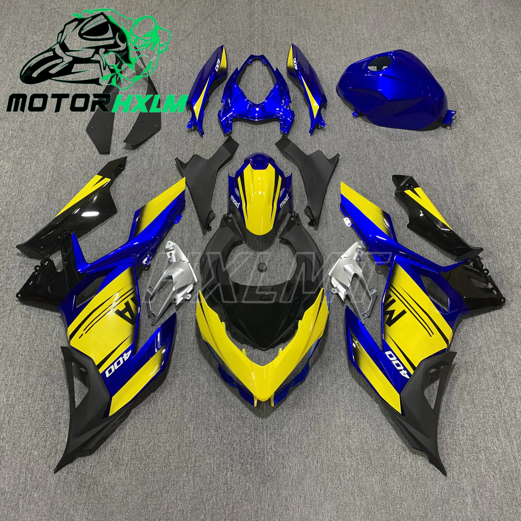 

Fit for Kawasaki Ninja400 ZX400 2019 2021-2023 Motorcycle Durable Molded Plastic Full fairing kit Bodywork 18 19 20 21 22 23