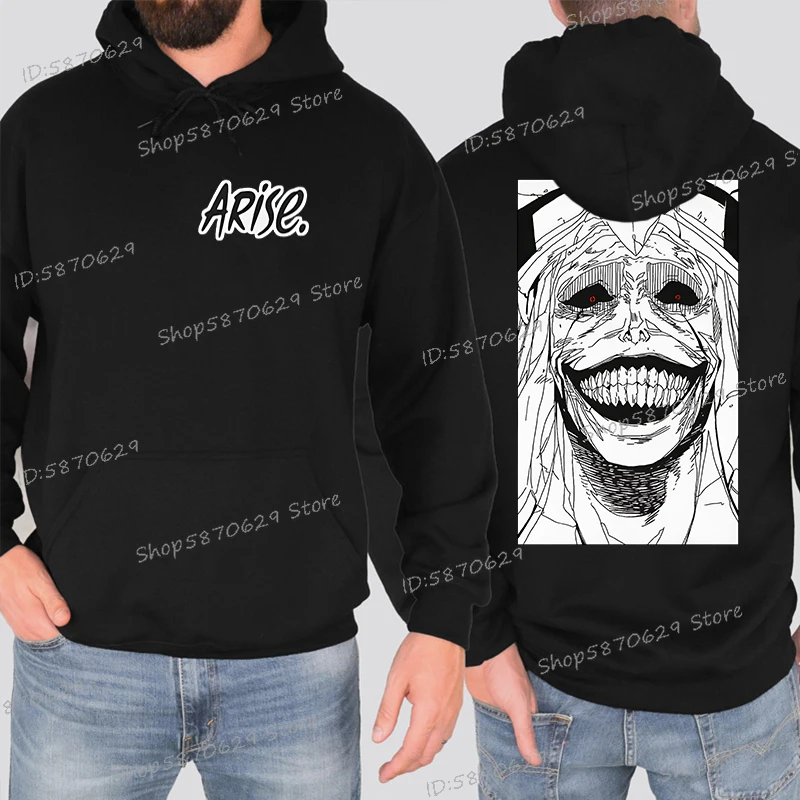 Anime Solo Leveling Sung Jinwoo Print Men Women Hoodies New Anime Manga Harajuku Fashion Hoodie Unisex Anime Apparel Clothing