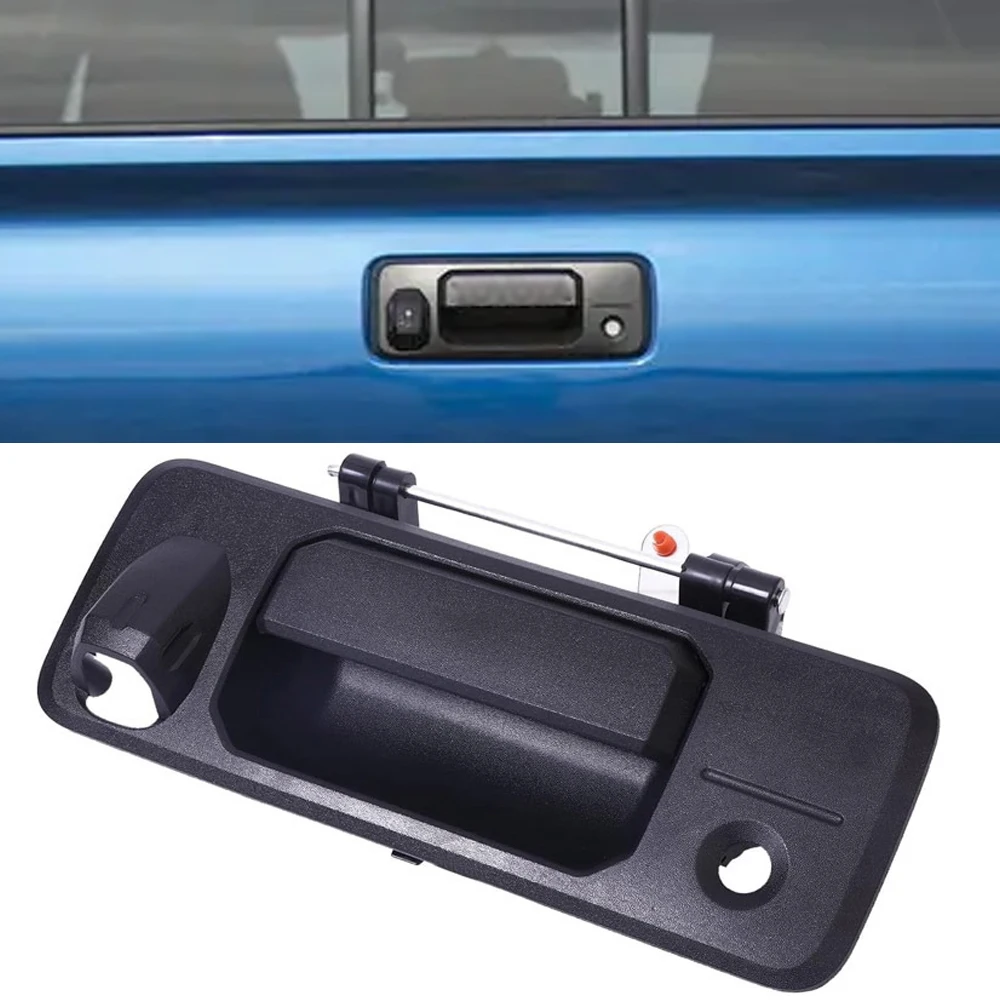 Suitable for Toyota Tundra 2014-2019 Toyota Tacoma 2016-2020 Rear Door Handle with Lock and Camera Hole