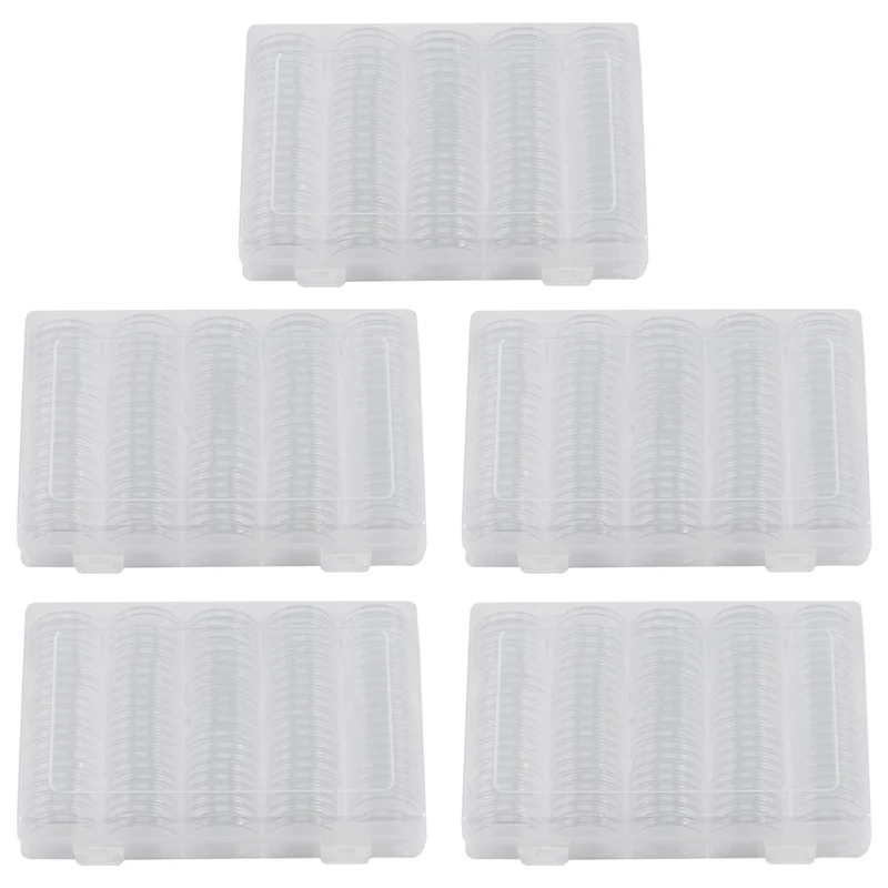 L52A-5Pcs 17/20/25/27/30 มม.เหรียญ,500 PCS เงินเหรียญแคปซูลโฟมปะเก็น, professional เหรียญ