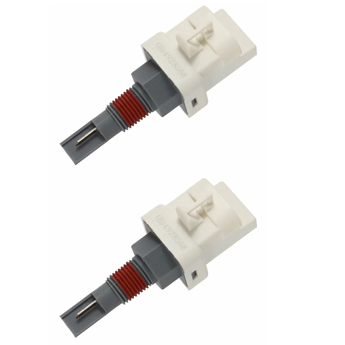 2X Coolant Fluid Level Sensor 2872769 2872768 4928568 for Cummins QSK50 Engine Coolant Temperature Sensor