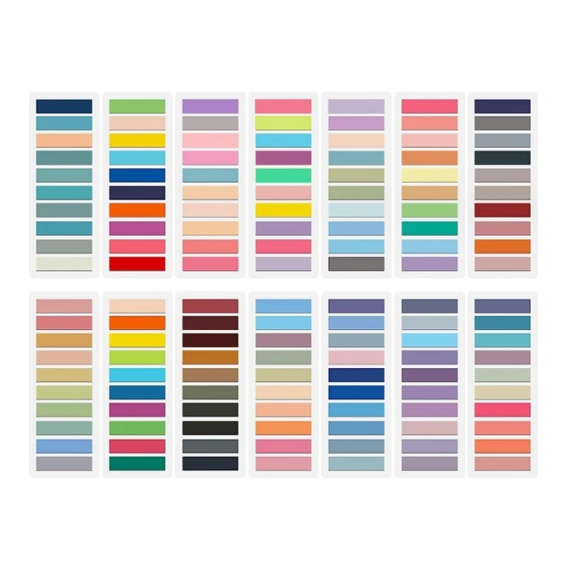 ブックとノートブックのセット、取り付けが簡単、取り付けが簡単、粘着ノート、モルディ、ページマーカー、280個、140色