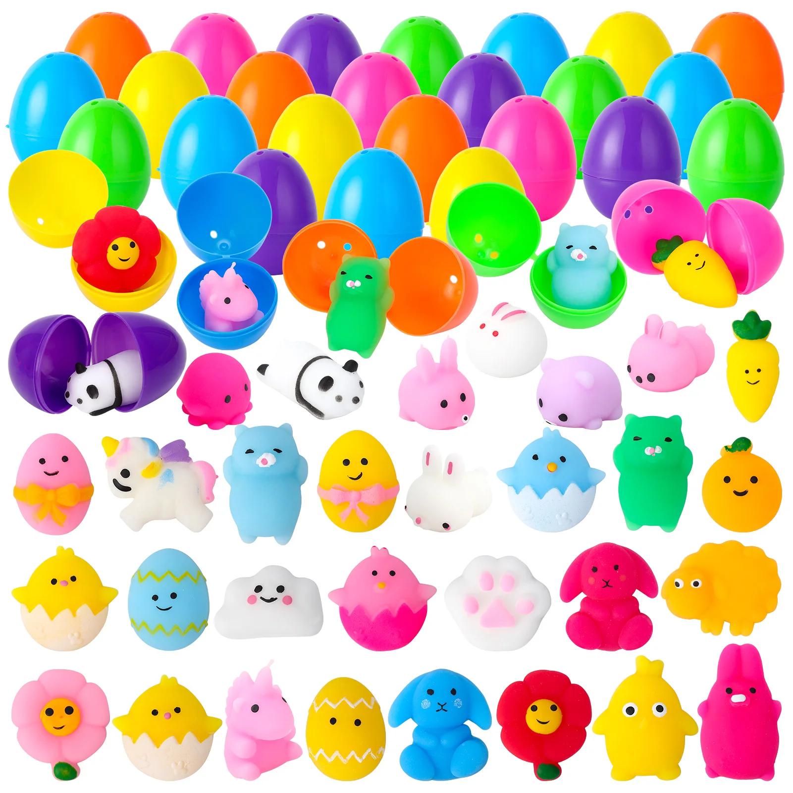 30pcs Soft Toys for Easter Eggs Suitable for Filling Easter Baskets Easter Party Gifts Hunting Classroom Prize Supplies