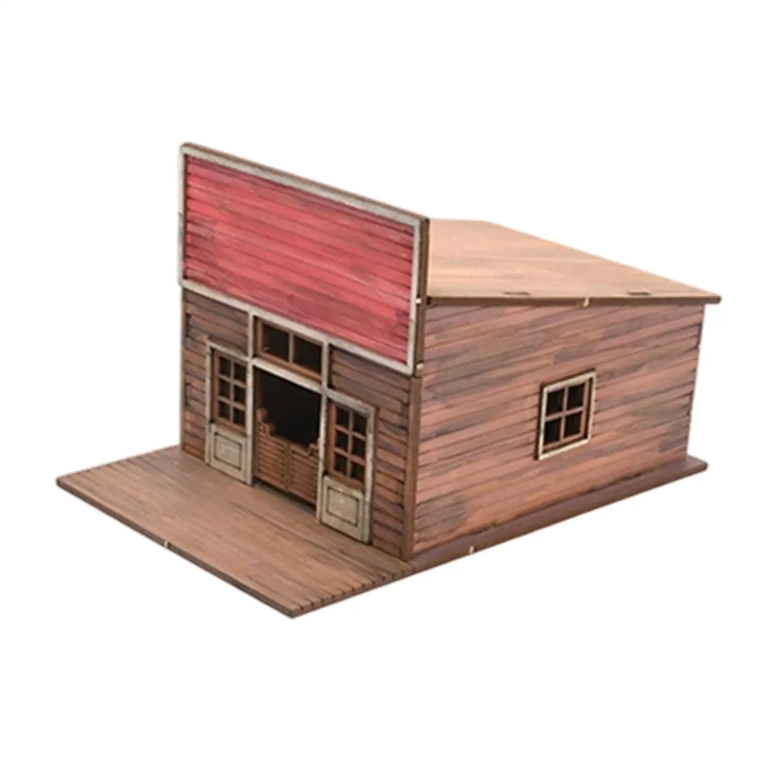 1/72 Town Building Model Kit Miniature Scene Model Architecture Model Micro Landscape