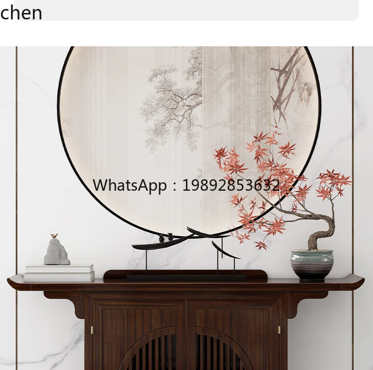 entrance table, strip case entry, living room against the wall, solid wood entrance cabinet