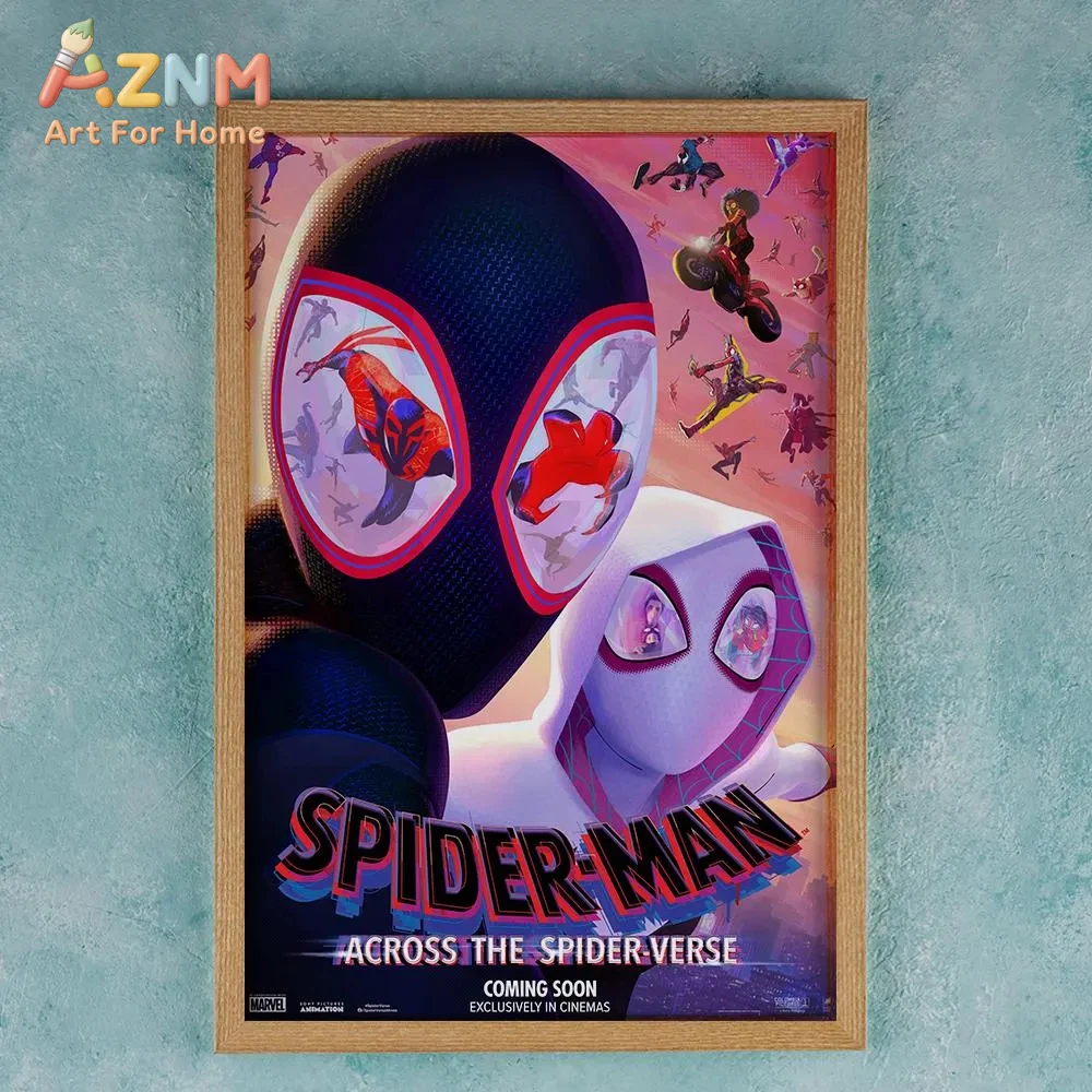 Spider Man Across the Spider Verse 2023 Movie Poster Wall Art Decor Rome Decor Film Poster Collectibles Birthday Gifts