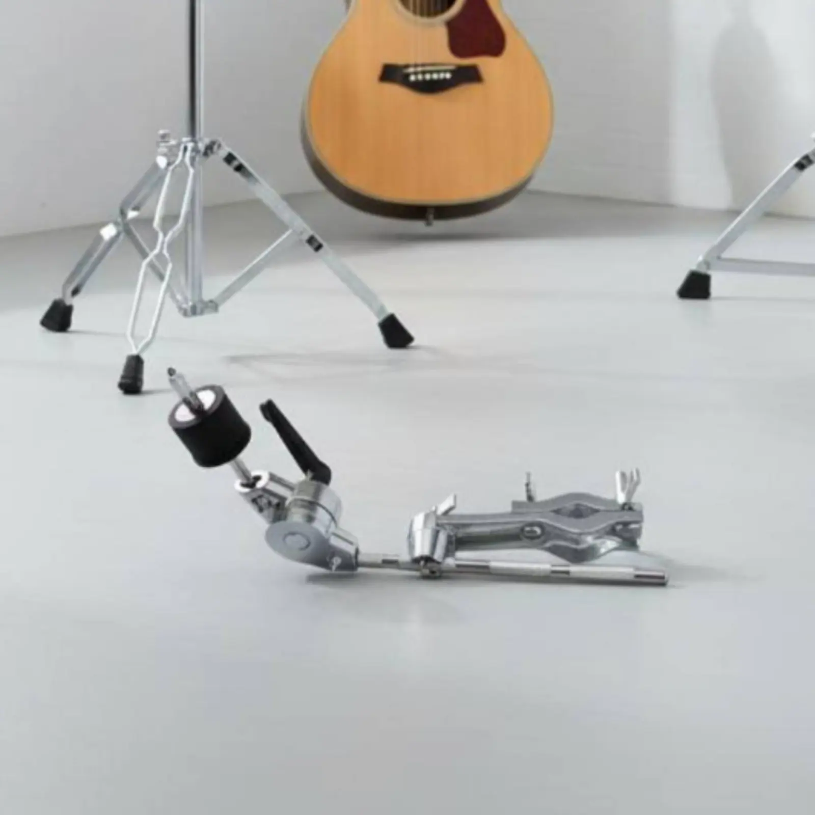 Cymbal Extendable Arm Clamp Mount Drum Cymbal Holder Hi Hat Stand Multi-Angle Percussion Gear Stable Base for Drummers, Studio