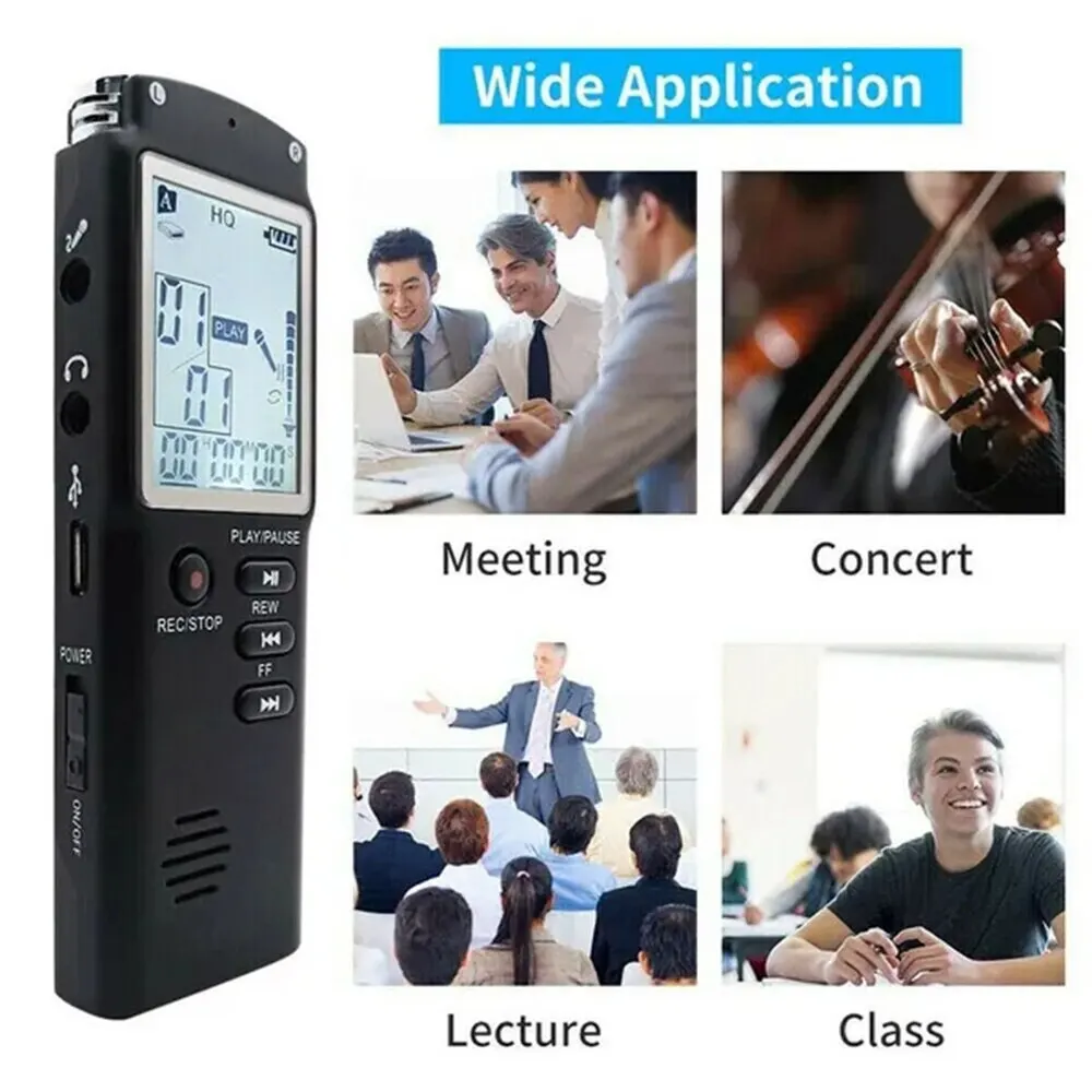 Digitale Voice Recorder Audio Pen Microfoon Mp3 Speler Telefoon Opname 8G Stem Dictafoon