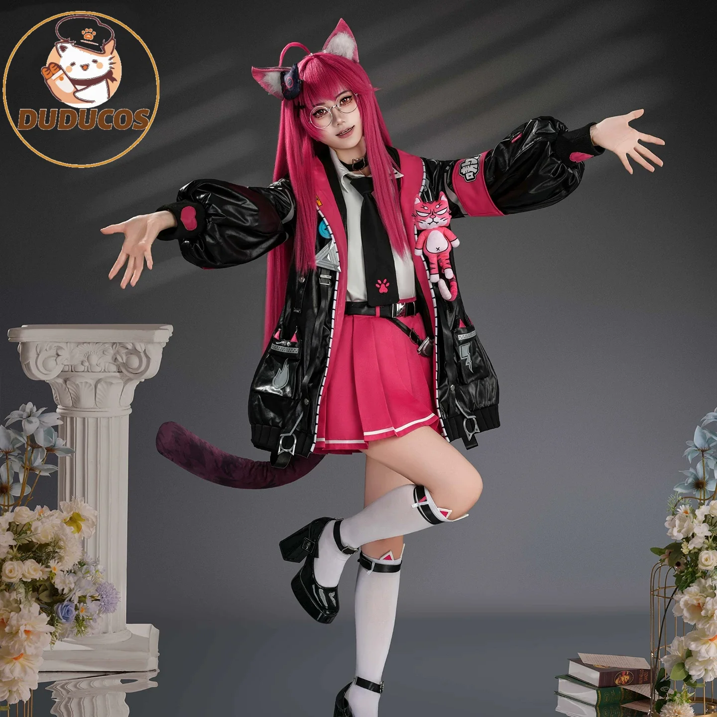 Disfraz de Cosplay de DUDU-SR Nanally Coluccis para Halloween, disfraz de Navidad, peluca de Cosplay de Game Neverness To Everness
