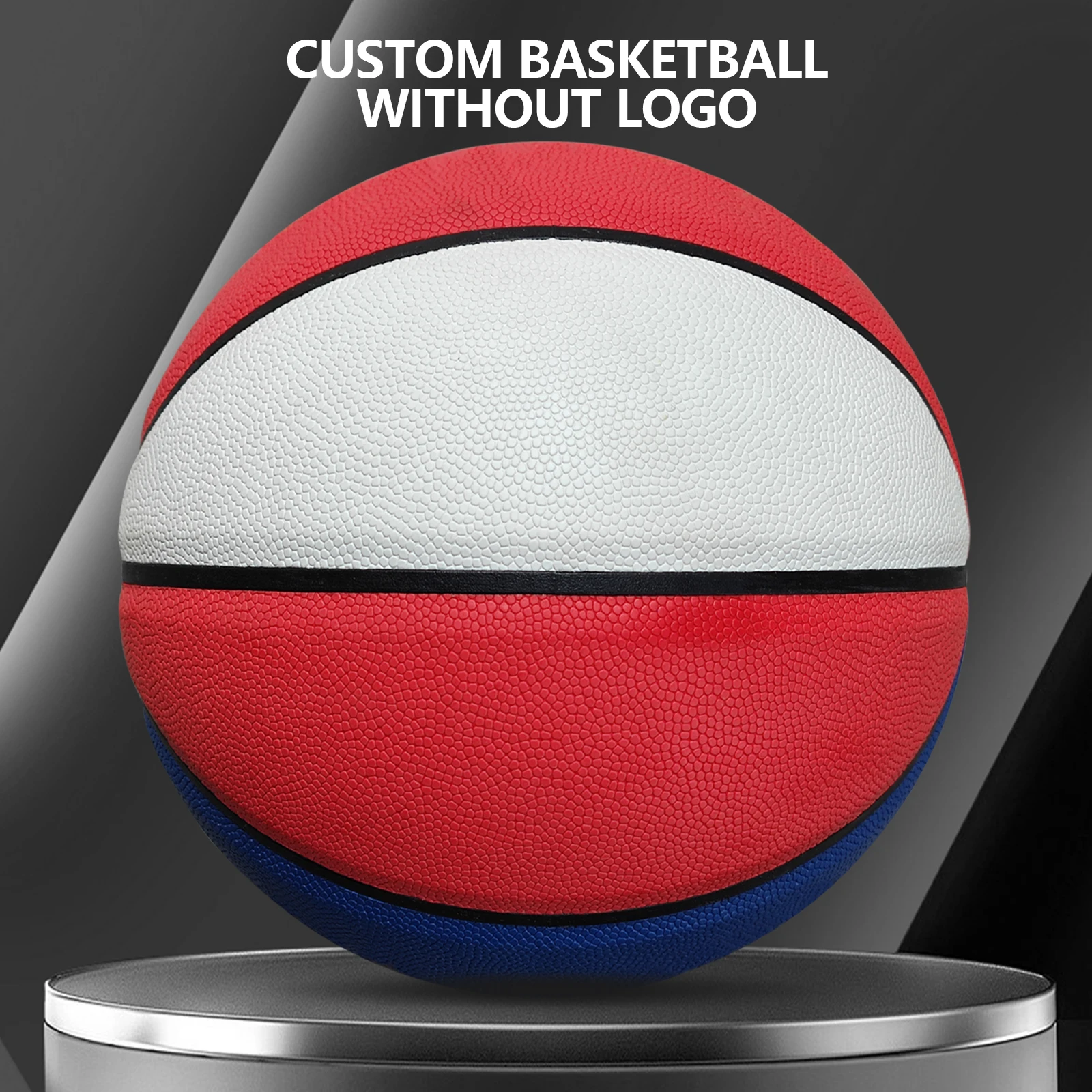 No-Logo Basketball Official Size 6/7 Indoor&Outdoor Non-slip Composite Soft Leather Wear Resistant Training Ball For Men Women