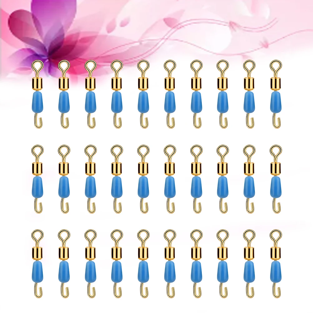 

30Pcs Silica Gel Tippet Stopper High End Wear-Resistant Fishing Line Stop for Night Sea Fishing Deep Drop Rig Lure Hook Setup