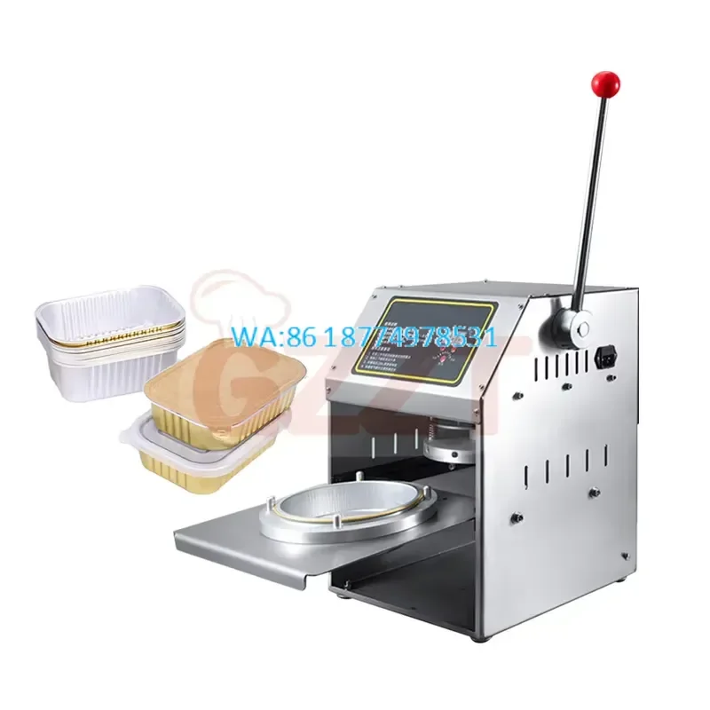 Wmwmnu for Square Round Take Out Food Packaging Aluminum Foil Plastic Fast Food Box Container Sealing