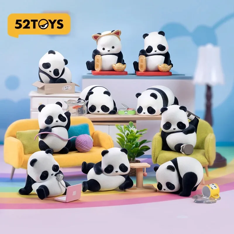

52TOYS Panda Roll Baby Panda Also a Cat Series Blind Box Фигурка Коллекционная модная игрушка Подарочное украшение стола для фанатов