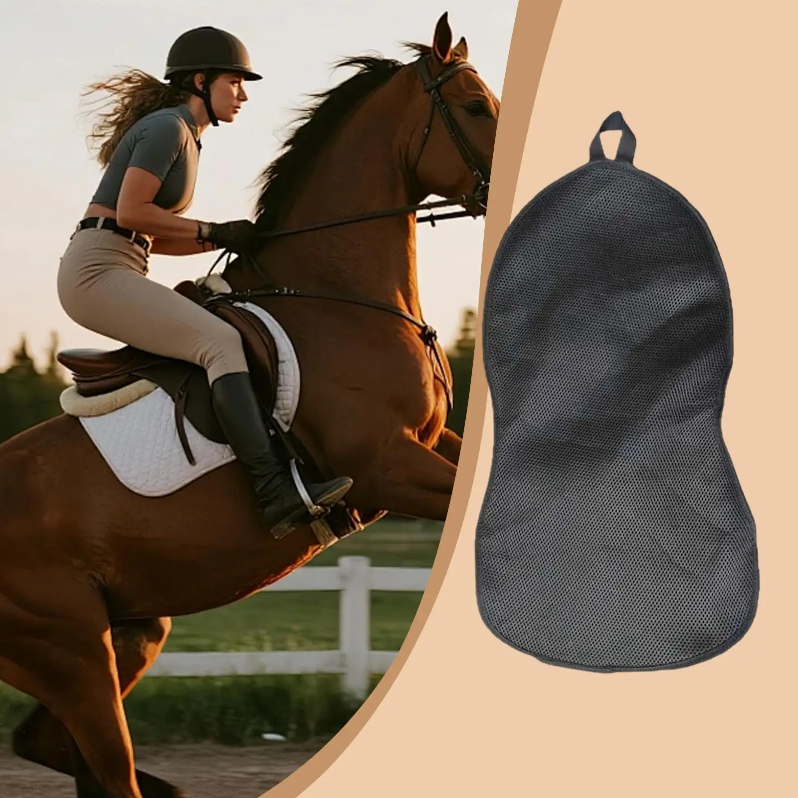 

Мягкая практичная подушка для седла, защитное снаряжение для верховой езды, подкладка под седло