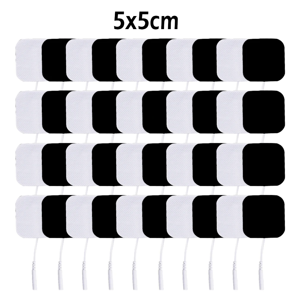 TENS Electrode Pads Reusable Latex-Free Replacement Pads Skin-Friendly Self-Adhesion Muscle Stimulation Electrotherapy Patches