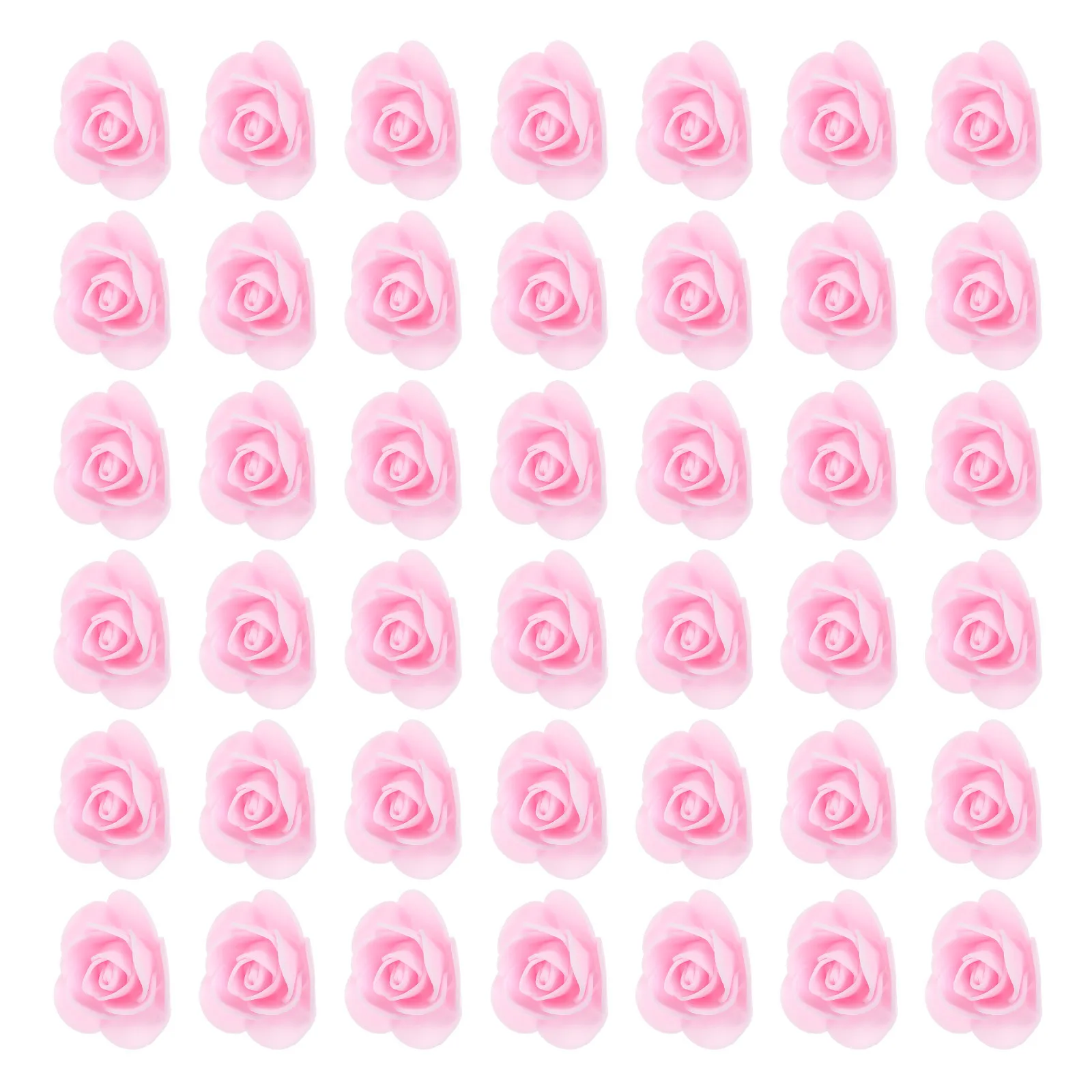 

500pcs Mini Artificial Rose Heads Yellow Foam Fake Flowers For Diy Crafts Wedding Party Decor Home Bouquet Centerpieces