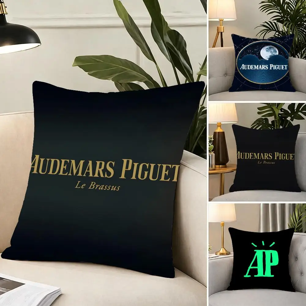 Brand Watch Audemars Piguet Cushion Cover Portable floor cushion for travel Yoga Minimalist text 2way tricot