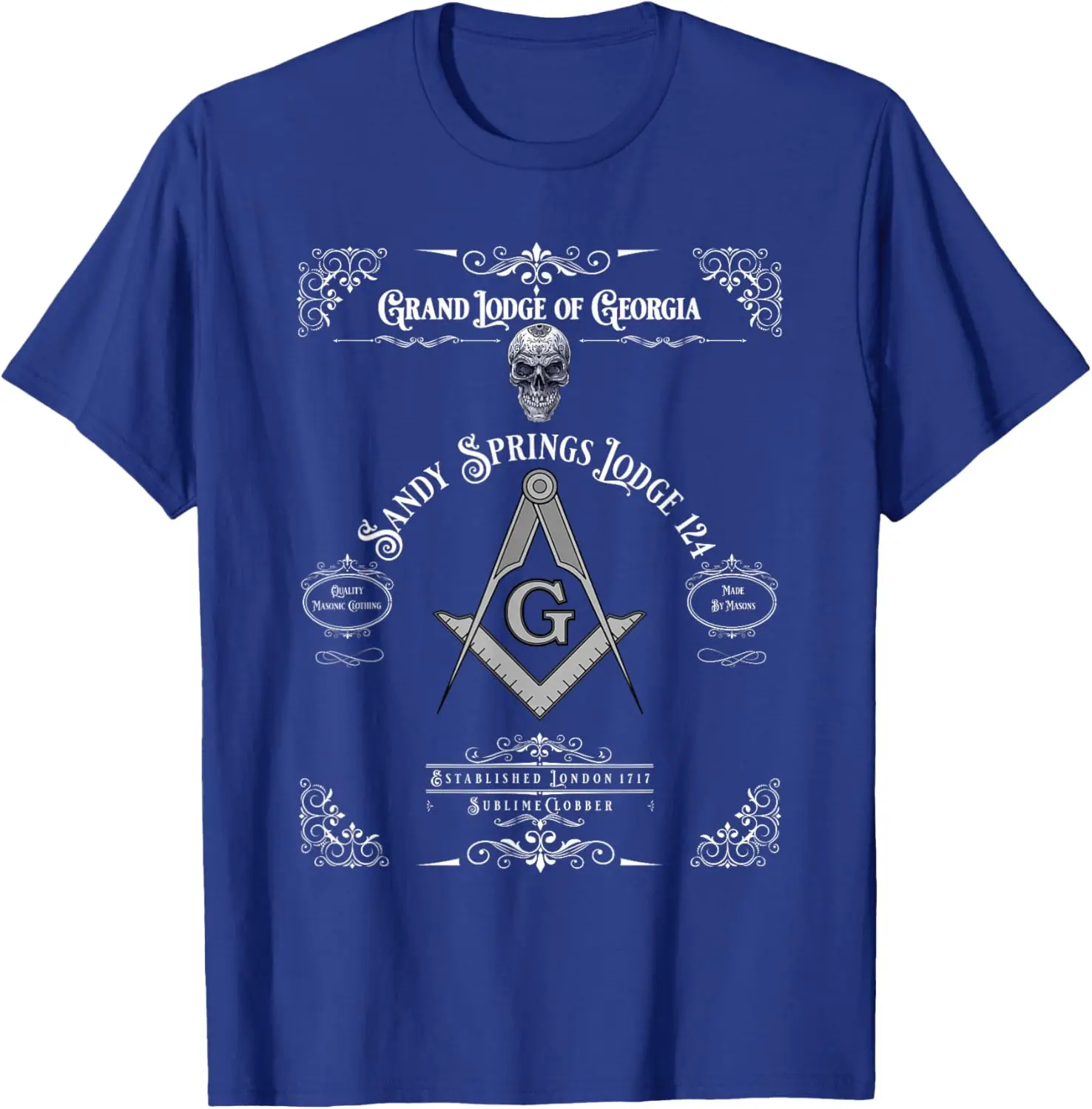 Sandy Springs Masonic Lodge Freemason T-Shirt 100% Cotton O-Neck Short Sleeve Summer Casual Mens T-shirt Size S-3XL