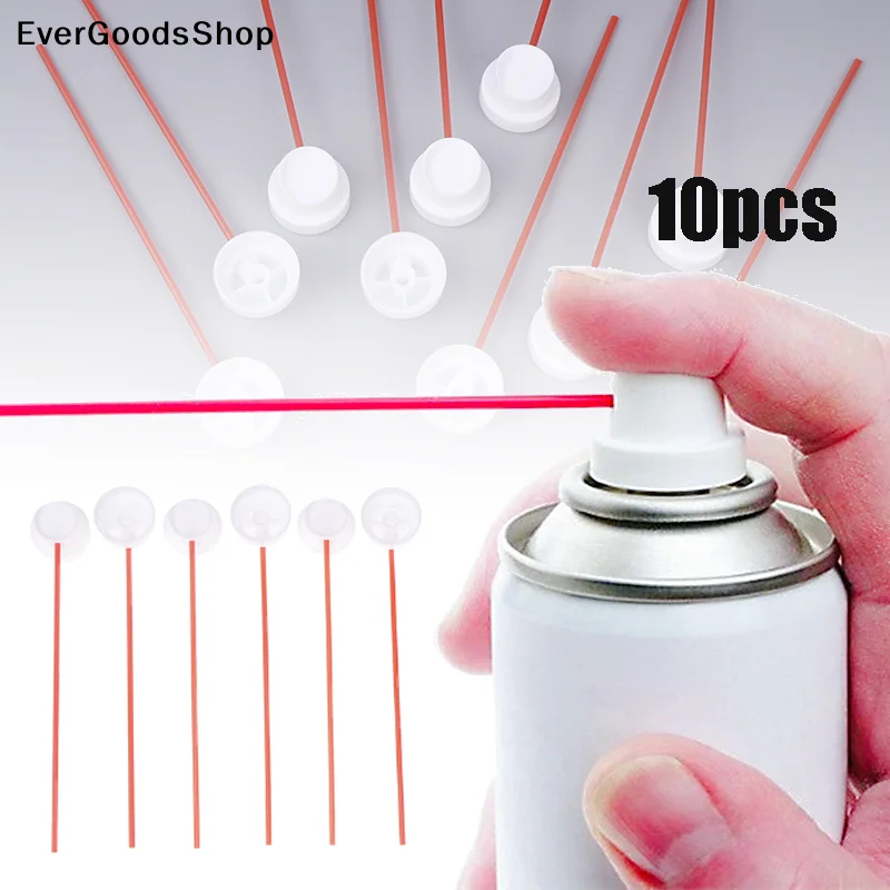 New 10pcs Spray-Paint Caps Fit Female Cans,Needle Cap-Spray Can Nozzle-Spray Paint Nozzles-Spray Paint Tips Red Thin Tube