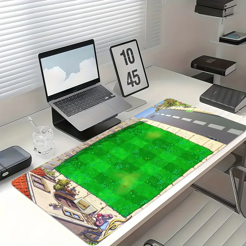 P-Plants vs Z-Zombies Replanted Maps Mouse Pad Non-slip Thickened MousePad Large Writing Lockedge Office Student Gaming Cushion