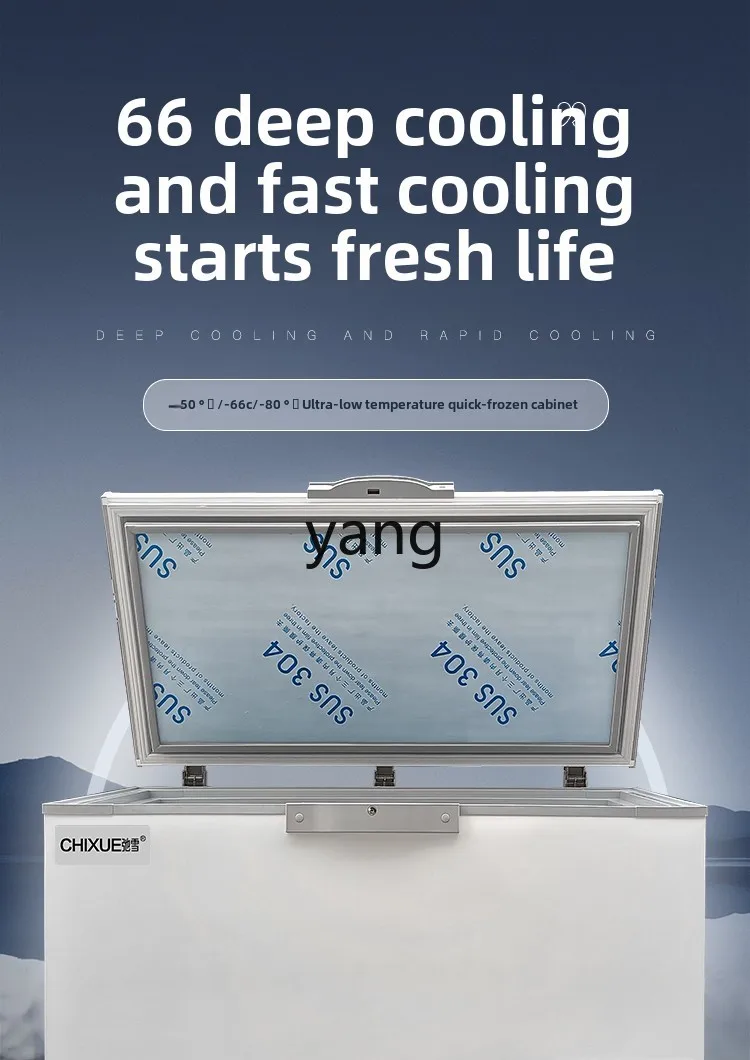 فريزر المأكولات البحرية LMM سلبي 60 درجة فريزر أفقي منزلي ذو سعة كبيرة