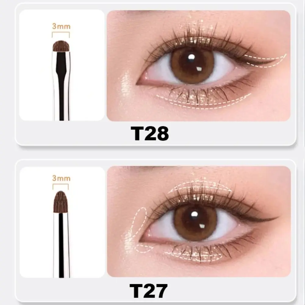 Weiche feine Lidschatten pinsel neue Augenlid Text marker Eyeliner Make-up Pinsel Fleck liegend Seidenraupe Make-up Pinsel Werkzeuge Augen Make-up