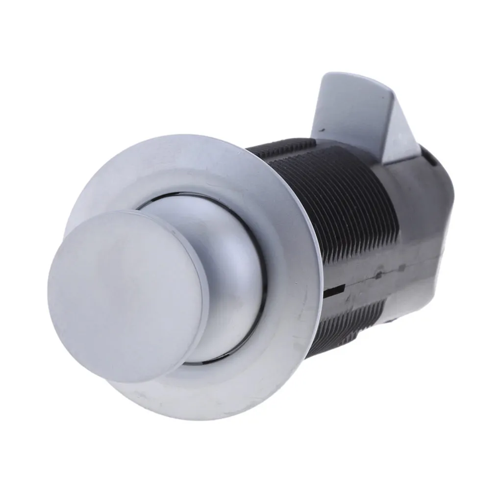 Marine Boat Push Button Multifunctional Metal Alloy Door Lock Knob Handle Drawer Locks Boat Marine Hardware Van Yacht Fittings