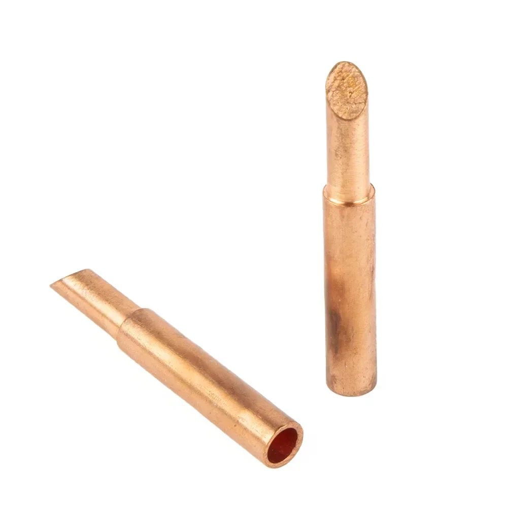 Soldering Iron Tip Solder Tip Soldering Iron Tip 5piece 900M-T-5C Pure Cupper Red Copper Solder Tip Power Tools