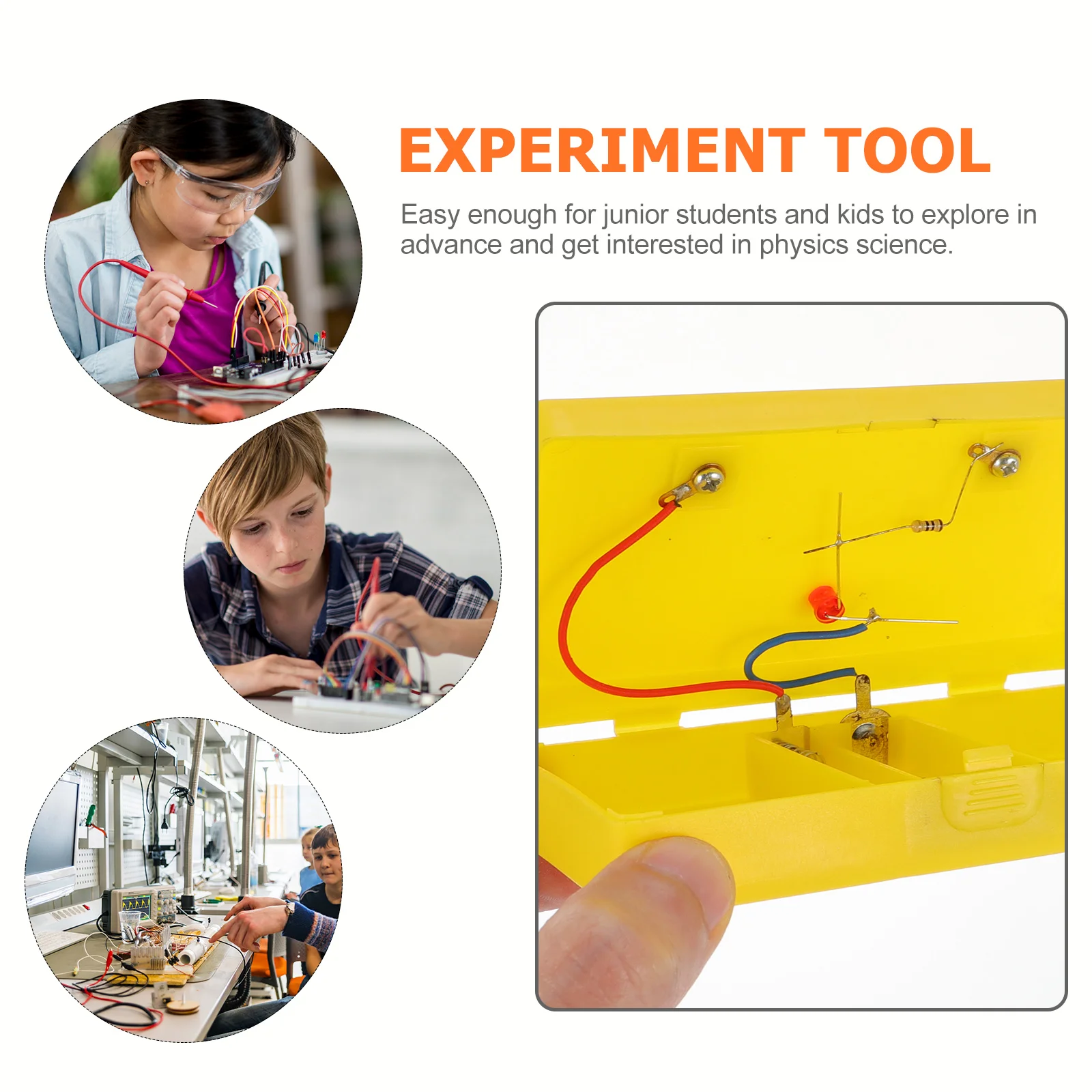 

Conductive Experiment Material Physics Teaching Device Tool Conductivity Plastic Equipment Kit