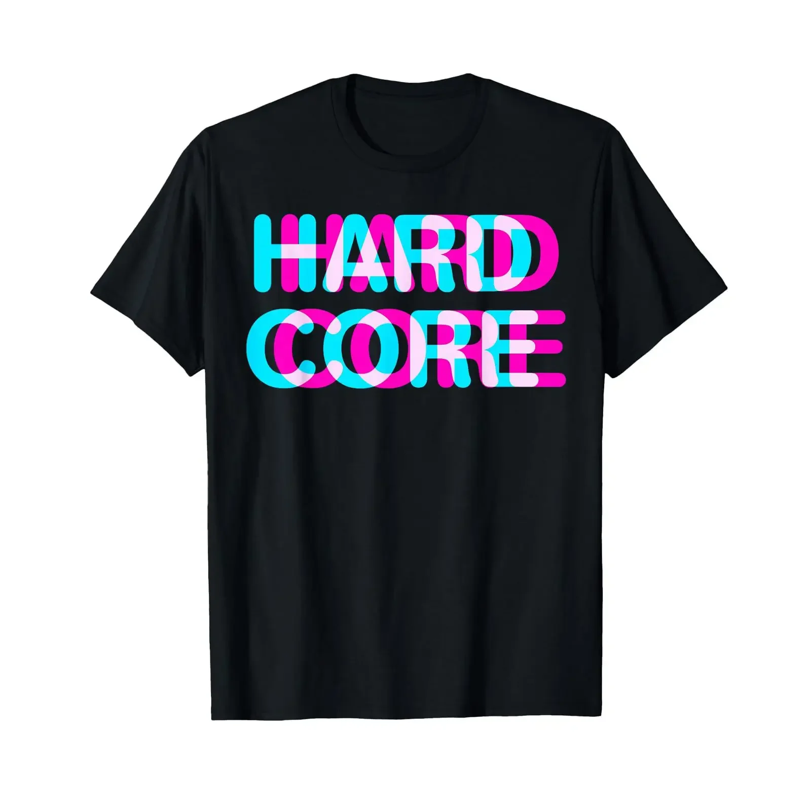 Hardcore Music Disco Sound T Shirt vintage Washed Stretched Unisex homme Casual streetwear fashion Versatile Soft graphic